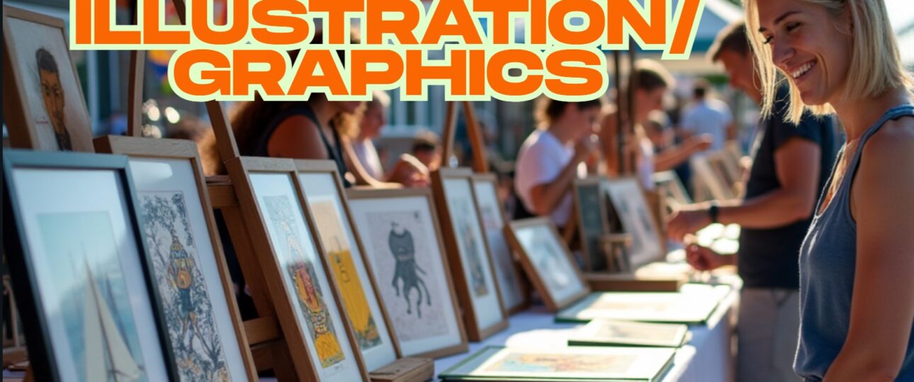 Mystic Outdoor Art Festival Illustrations and Graphics Exhibits