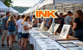 Mystic Outdoor Art Festival Ink Exhibits