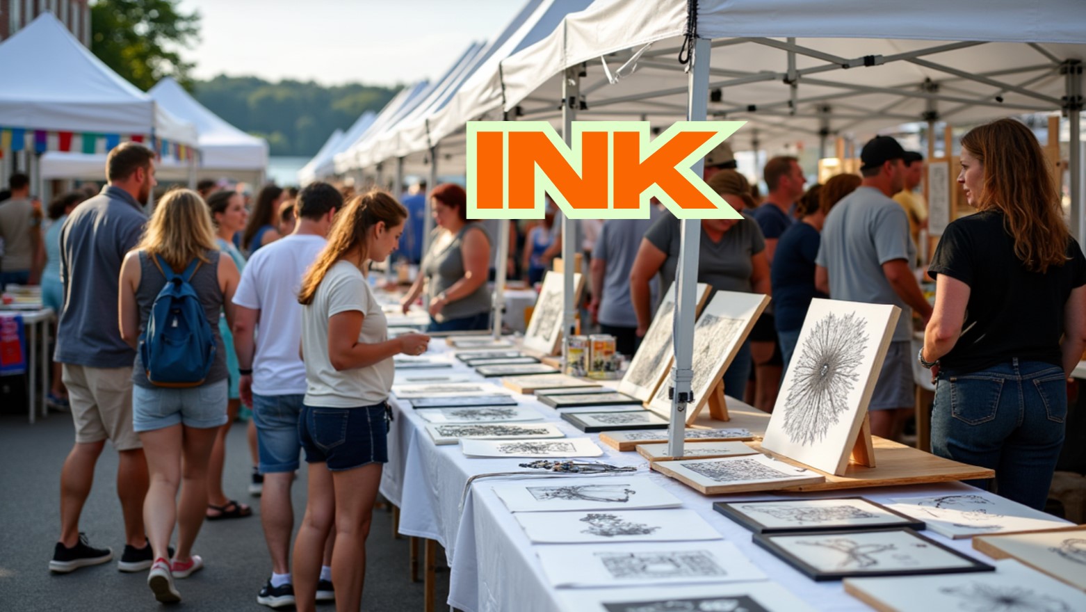 Mystic Outdoor Art Festival Ink Exhibits