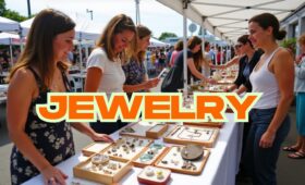 Mystic Outdoor Art Festival Jewelry Exhibits