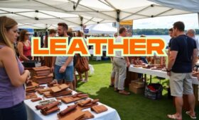 Mystic Outdoor Art Festival Leather Exhibits