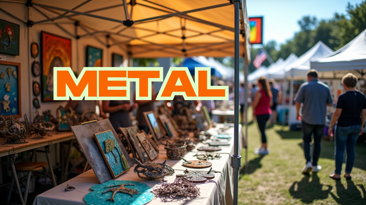 Mystic Outdoor Art Festival Metal Exhibits