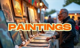 Mystic Outdoor Art Festival Paintings Exhibits