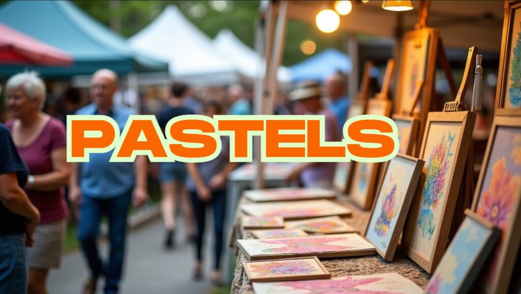 Mystic Outdoor Art Festival Pastels Exhibits