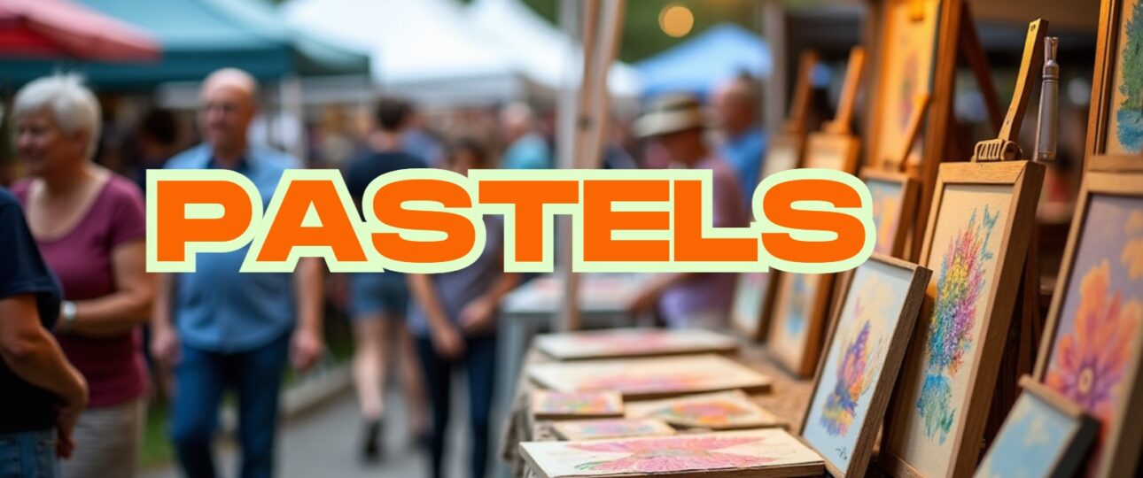 Mystic Outdoor Art Festival Pastels Exhibits