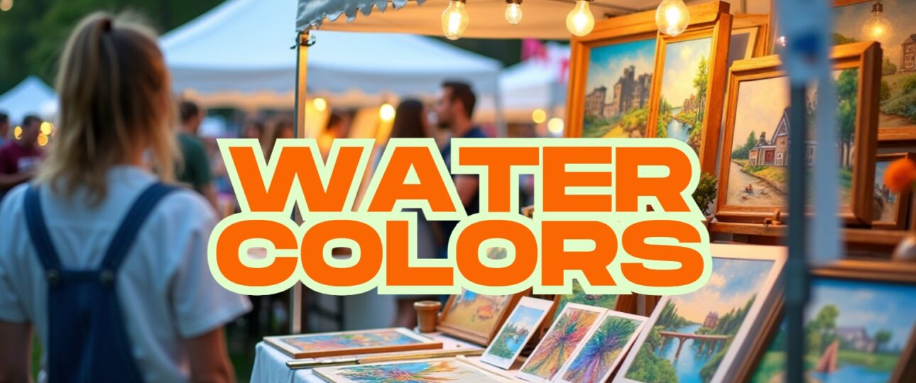 Mystic Outdoor Art Festival Water Colors Exhibits