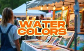 Mystic Outdoor Art Festival Water Colors Exhibits