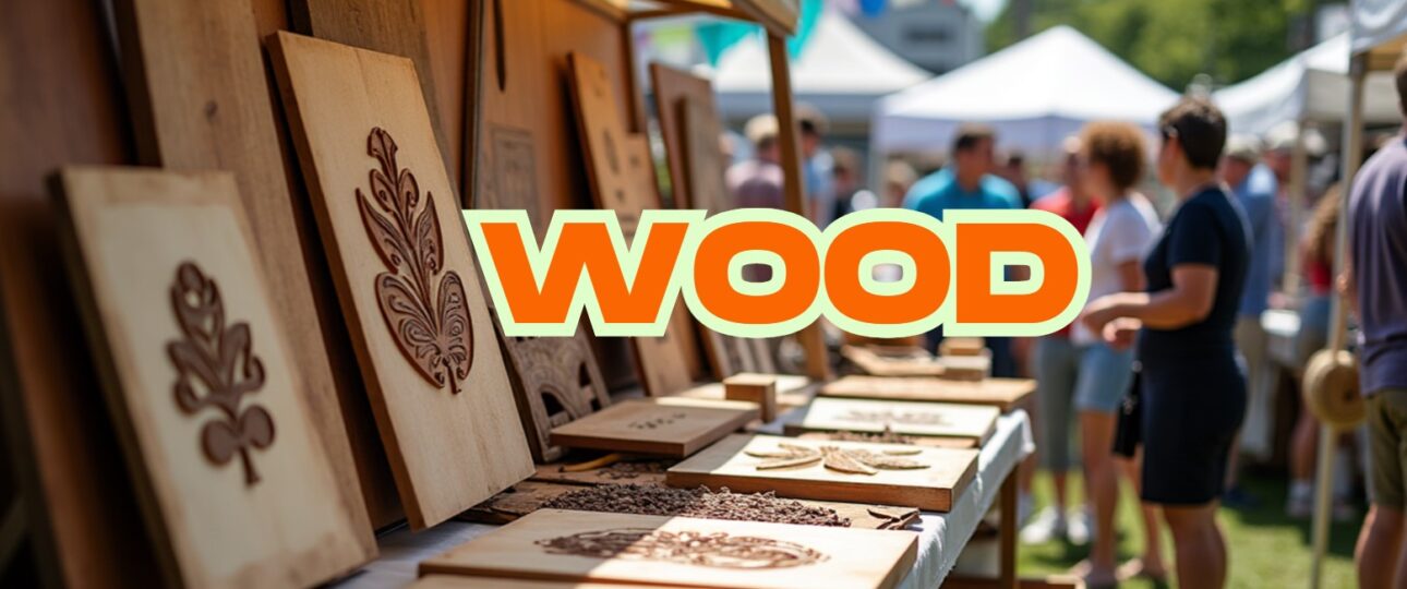 Mystic Outdoor Art Festival Wood Exhibits