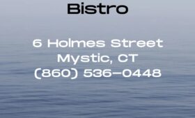 Anthony J's Bistro at 6 Holmes Street in Mystic, CT, is known for its intimate Italian dining experience, featuring housemade pastas, fresh seafood, and signature blackboard specials in a cozy, welcoming setting just steps from the Mystic River