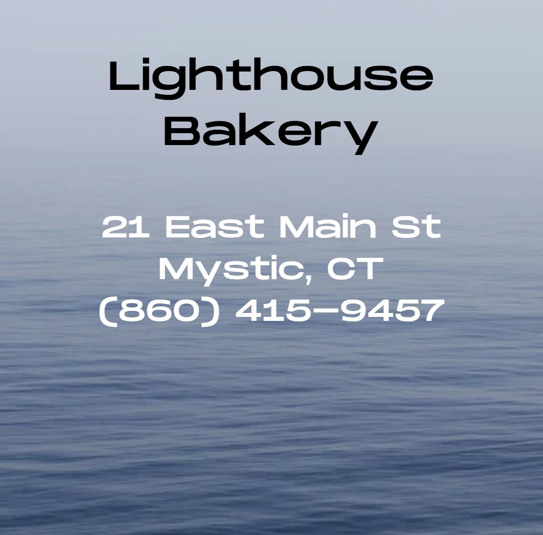 Lighthouse Bakery at 21 East Main Street is a charming, family-owned bakery in downtown Mystic, celebrated for its fresh-baked breads, artisan pastries, and acclaimed coffee, all served in a cozy, welcoming atmosphere just steps from the Mystic River.
