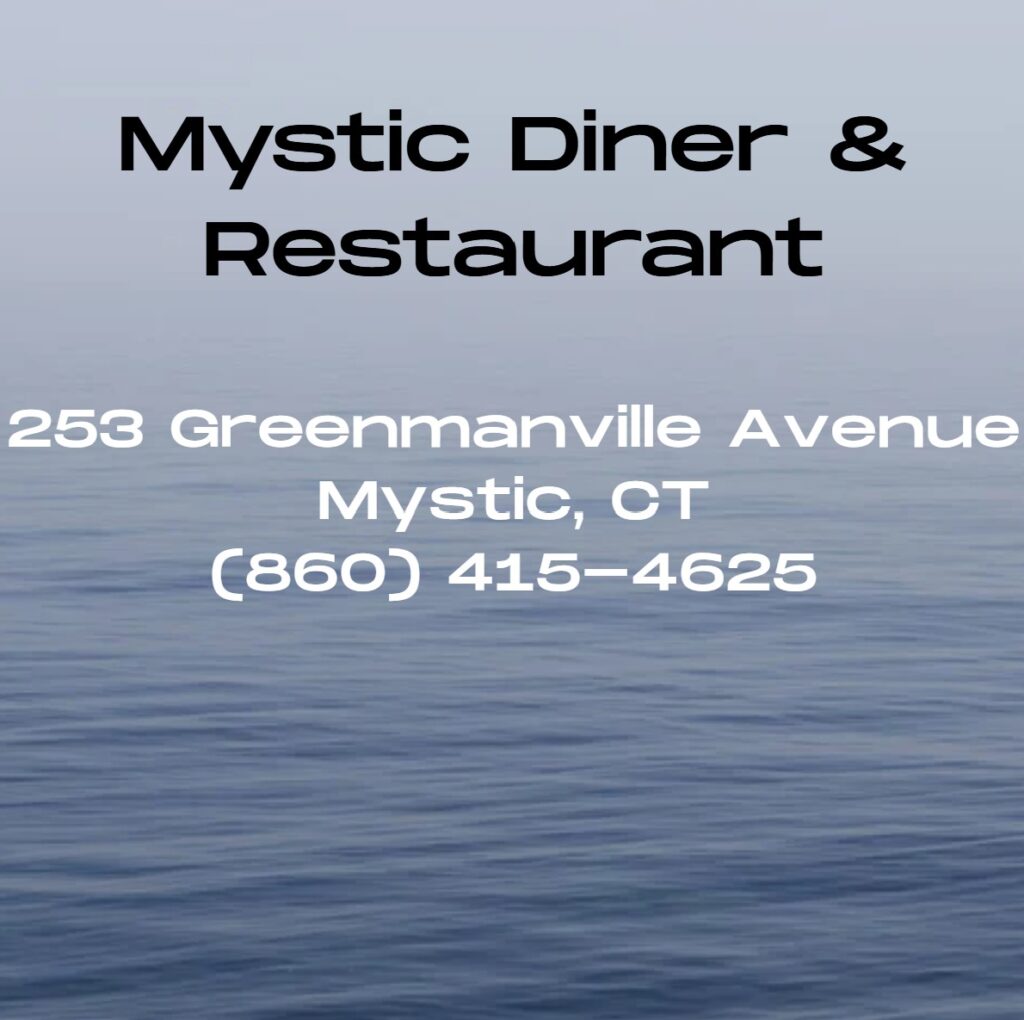 Open daily for breakfast, lunch, and dinner, Mystic Diner is known for its generous portions, home-style cooking, and welcoming atmosphere, making it a favorite for families, travelers, and large groups seeking a satisfying meal in Mystic.