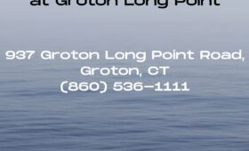 The Fisherman Restaurant at 937 Groton Long Point Road is a celebrated coastal dining destination just minutes from Mystic, offering panoramic water views of Palmer Cove and Fishers Island Sound from every seat, making it ideal for romantic dinners, family gatherings, and special celebrations.