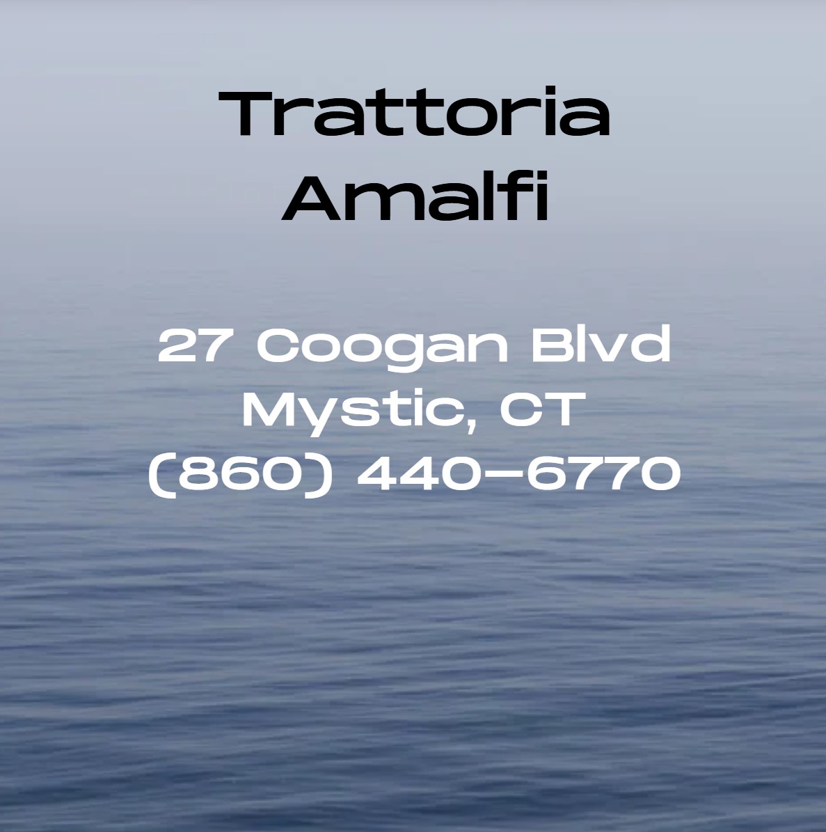 Trattoria Amalfi at 27 Coogan Boulevard in Olde Mistick Village, Mystic, CT, is a vibrant coastal Italian restaurant inspired by the Amalfi Coast, offering fresh, handmade pasta, local seafood, and seasonal ingredients in a stylish, welcoming setting.