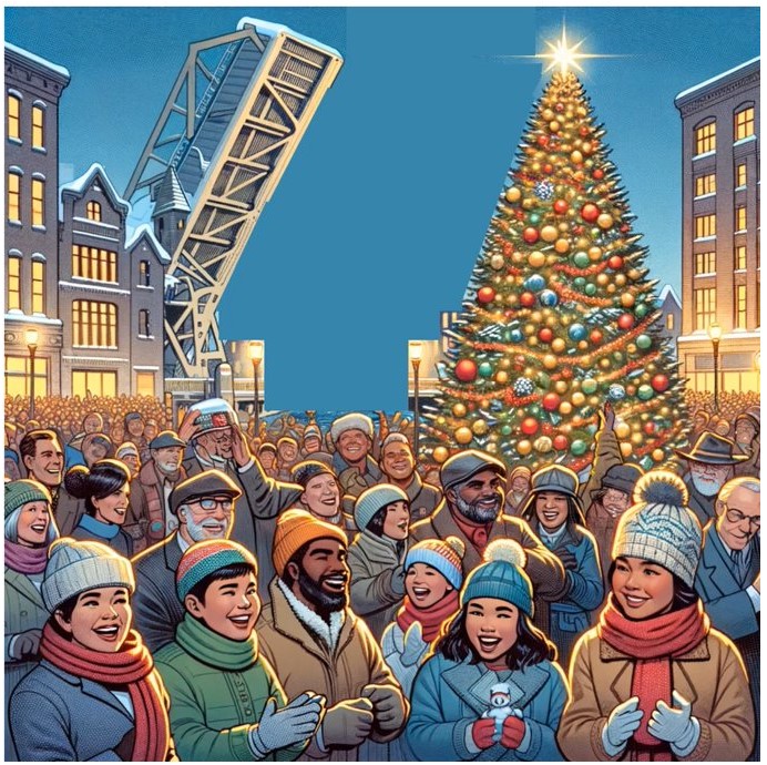 Mystic Christmas Tree Lighting