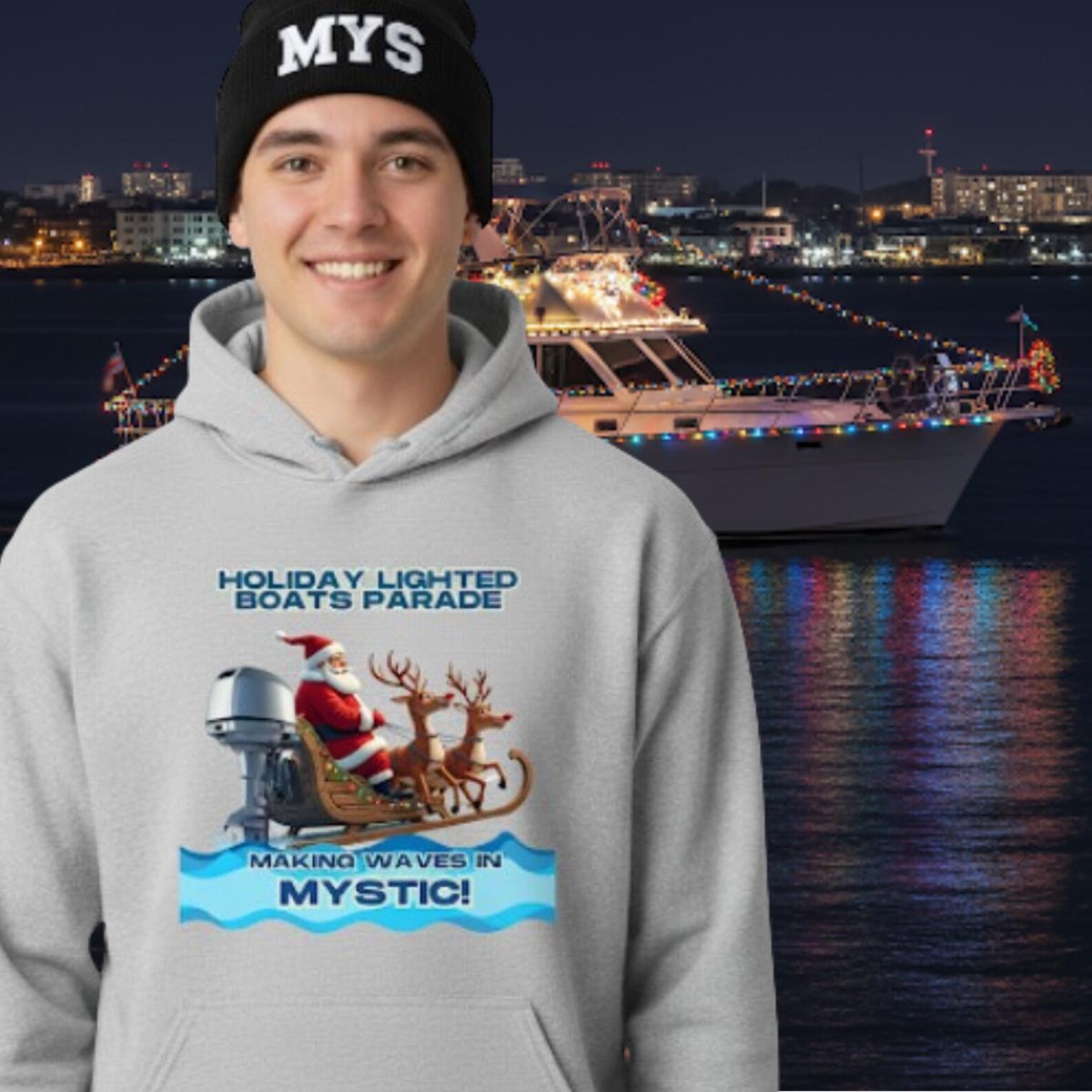 Get cozy for the holidays with the Mystic Sleigh Ride hoodie