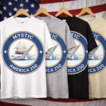 Visit Mystic Info Tee shirts