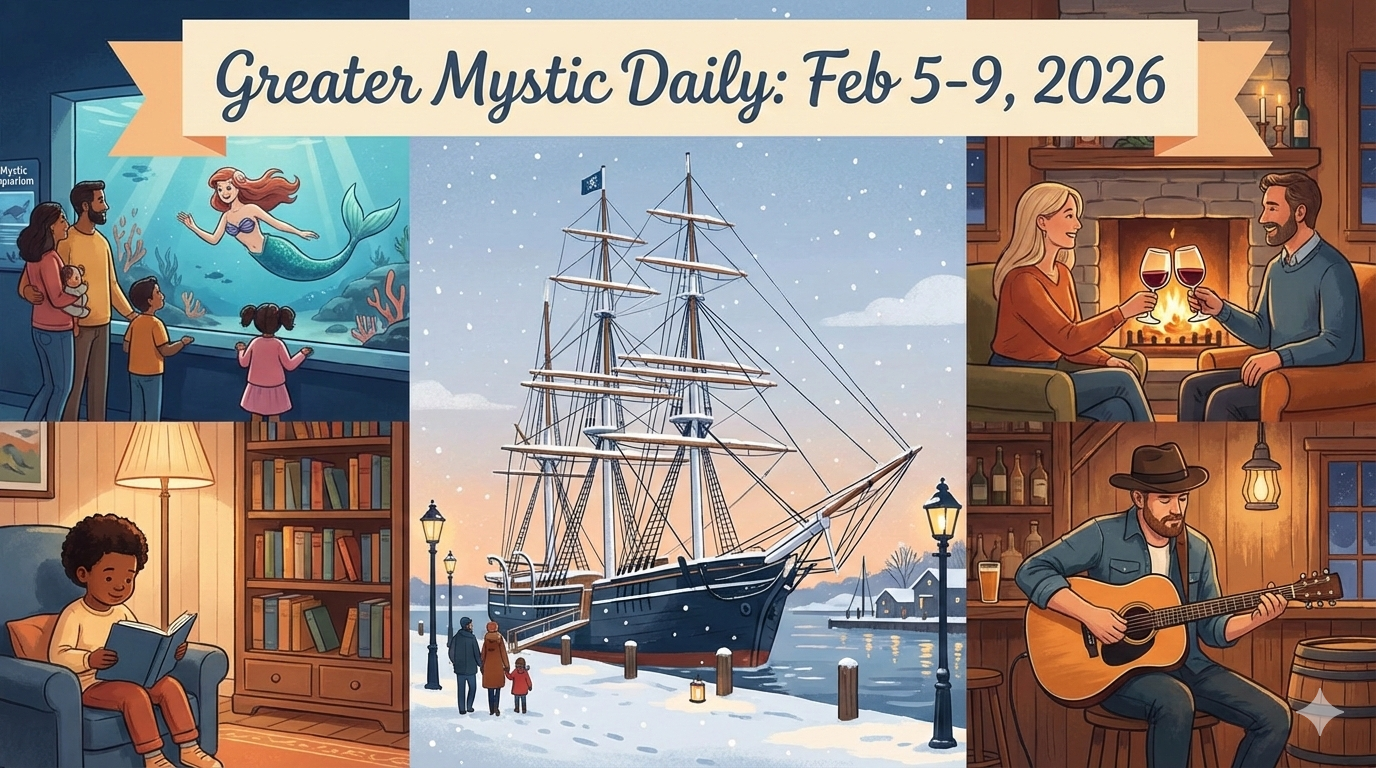 vibrant upcoming Community Celebration in Mystic